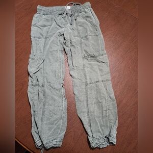 Nicole Miller Light Gray Cargo Pants